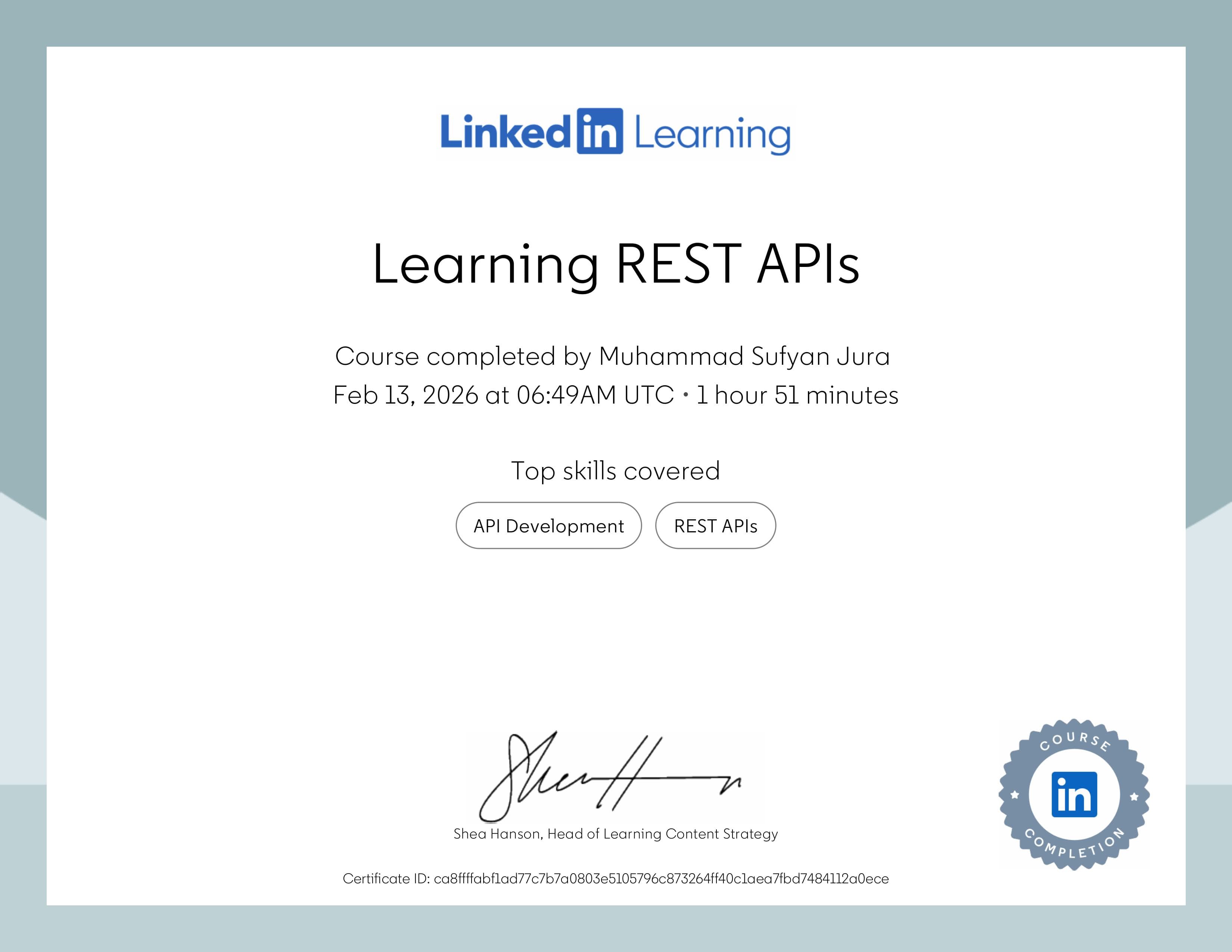 Learning REST APIs